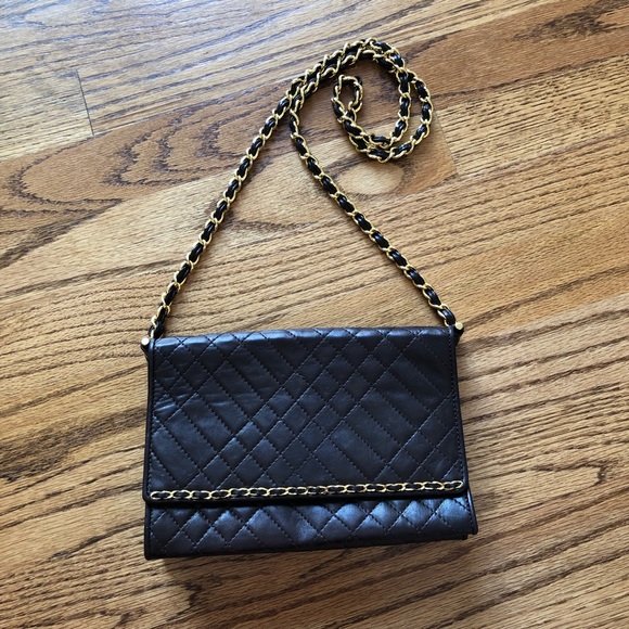 SISO Vintage Brown Quilted Leather Shoulder Bag - Picture 1 of 15